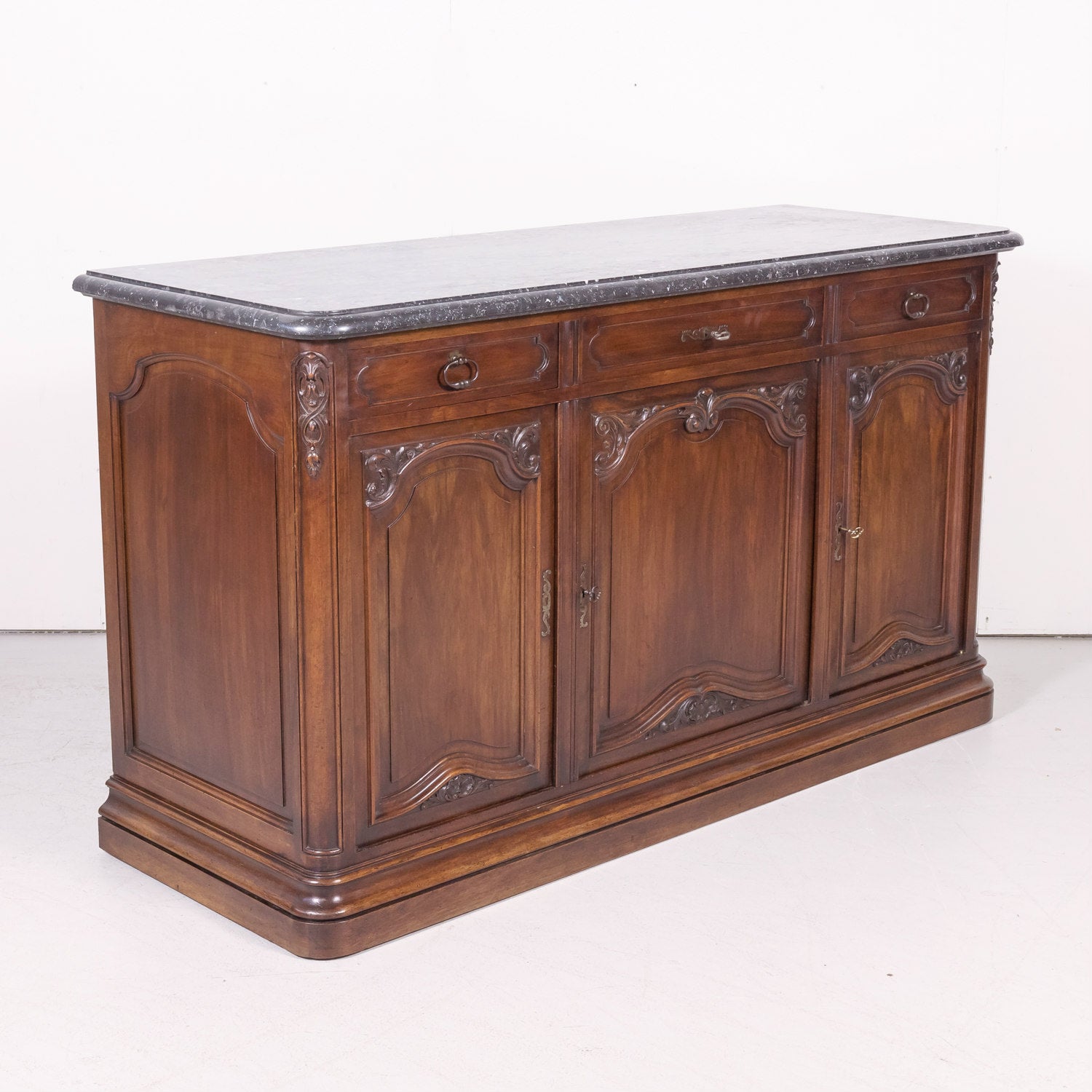 18th Century French Louis XV Period Lyonnaise Buffet de Chasse or Hunting Buffet