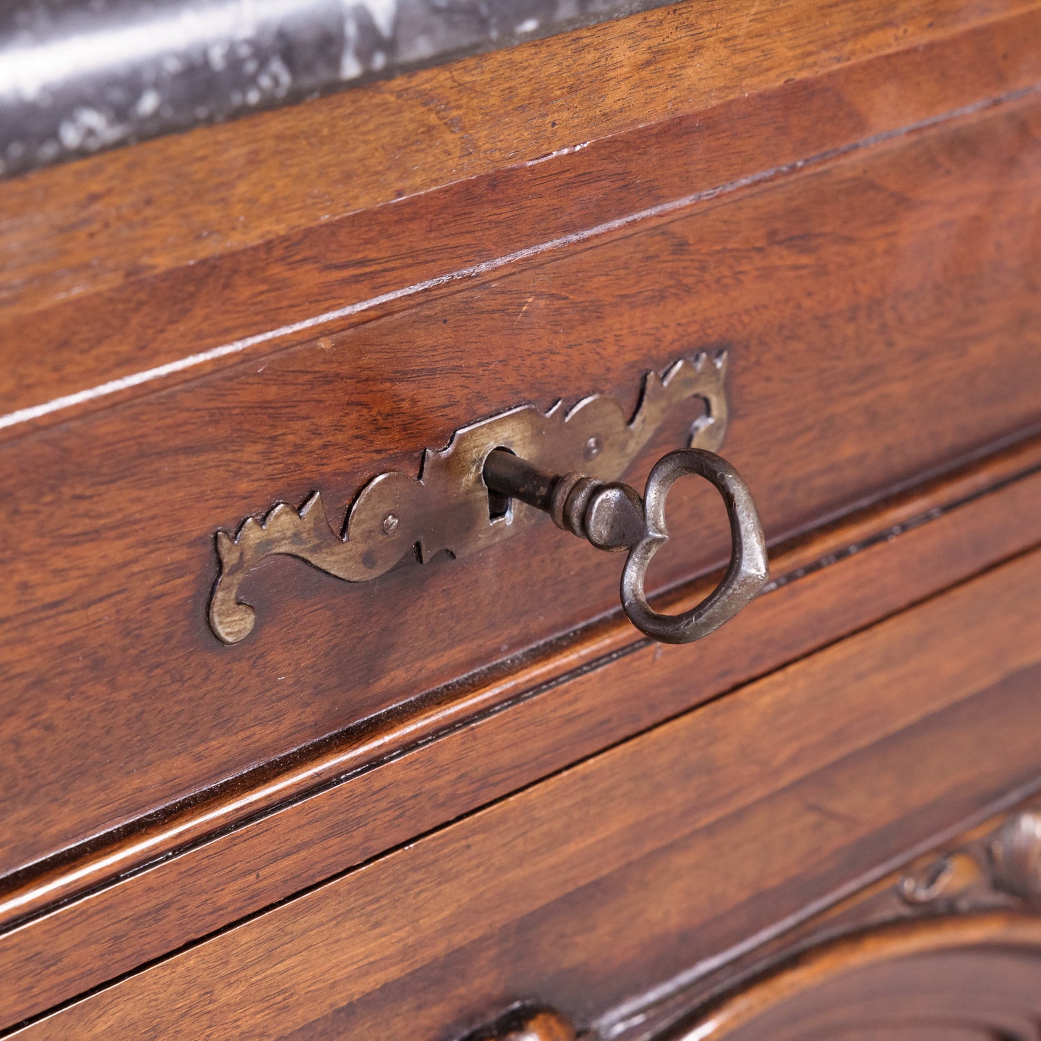 18th Century French Louis XV Period Lyonnaise Buffet de Chasse or Hunting Buffet