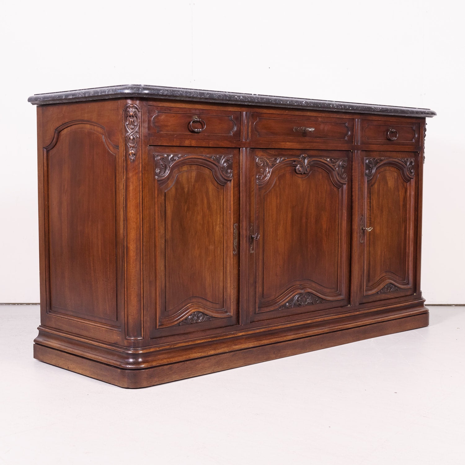 18th Century French Louis XV Period Lyonnaise Buffet de Chasse or Hunting Buffet