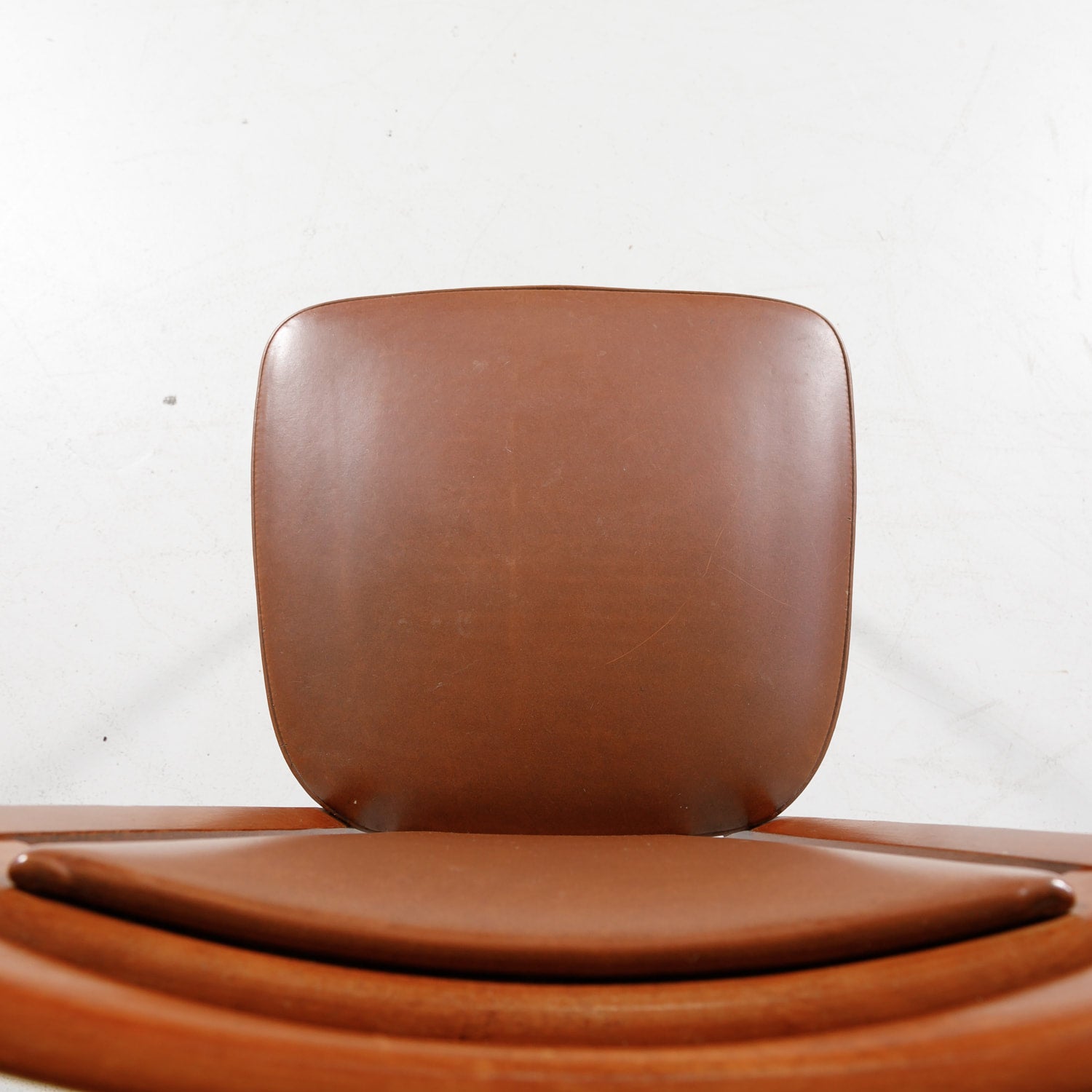 Set of Six French Mid-Century Modern Dining Side Chairs