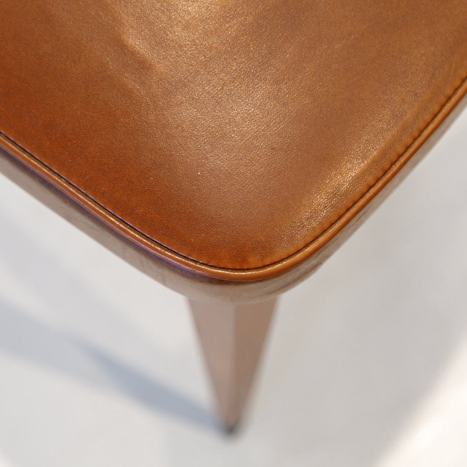 Set of Six French Mid-Century Modern Dining Side Chairs