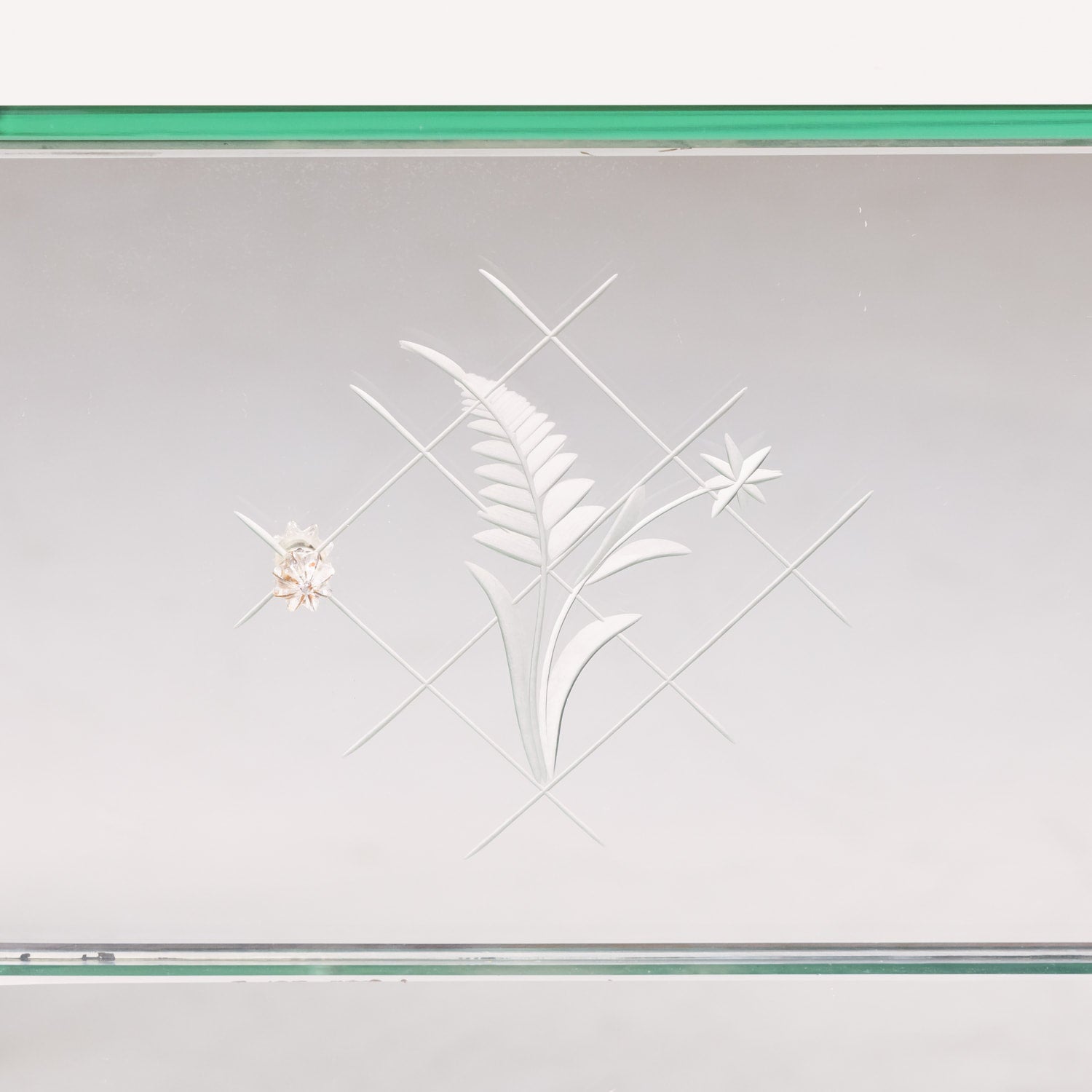 Petite 20th Century Italian Mirrored Commode or Chest