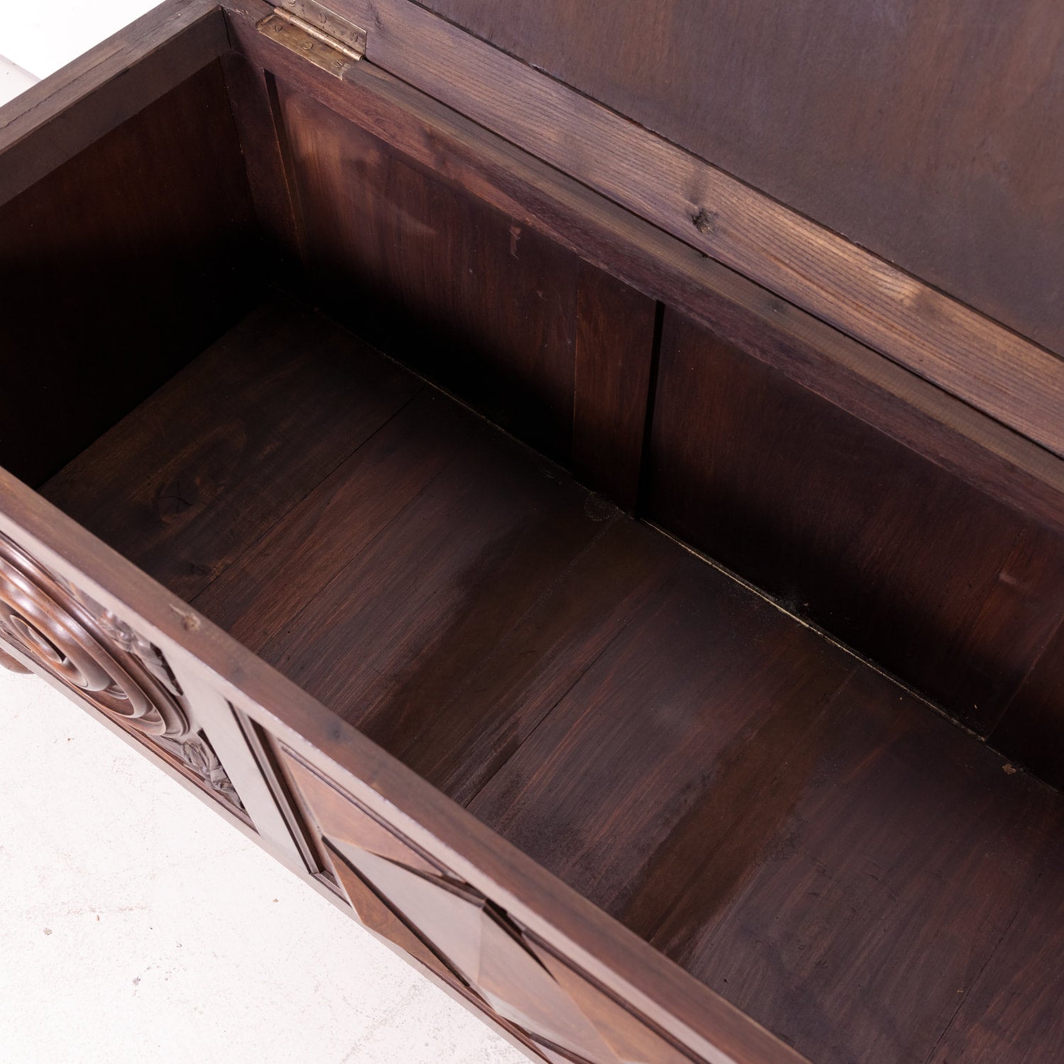 19th Century French Louis XIII Style Walnut Trunk or Coffer