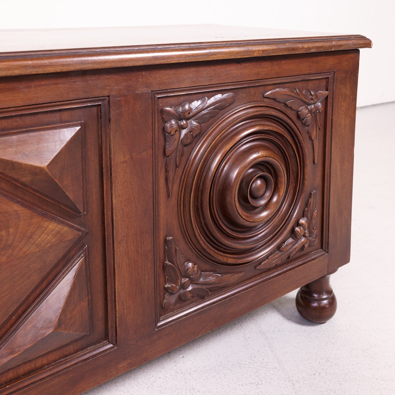 19th Century French Louis XIII Style Walnut Trunk or Coffer