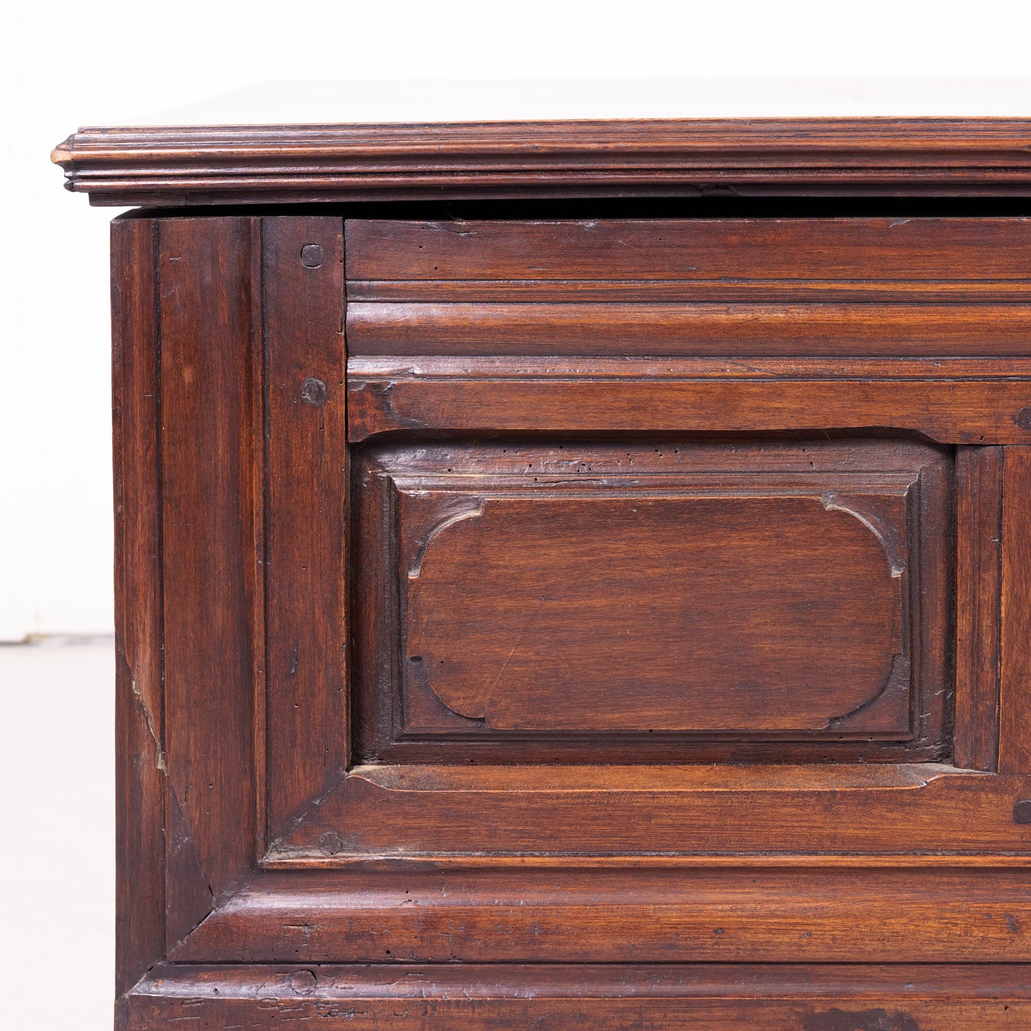 19th Century French Louis XIV Style Carved Walnut Coffer or Trunk