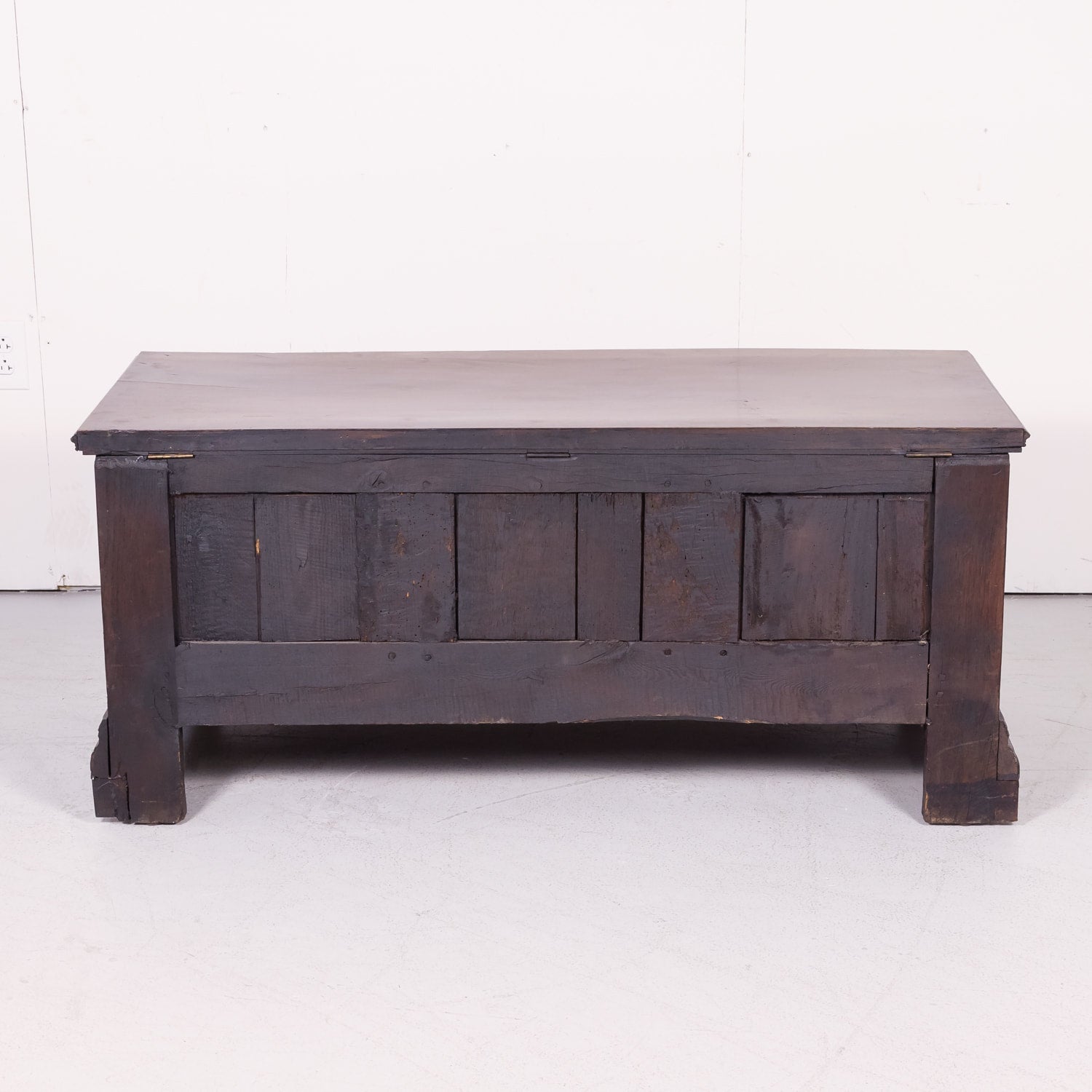 19th Century French Louis XIV Style Carved Walnut Coffer or Trunk