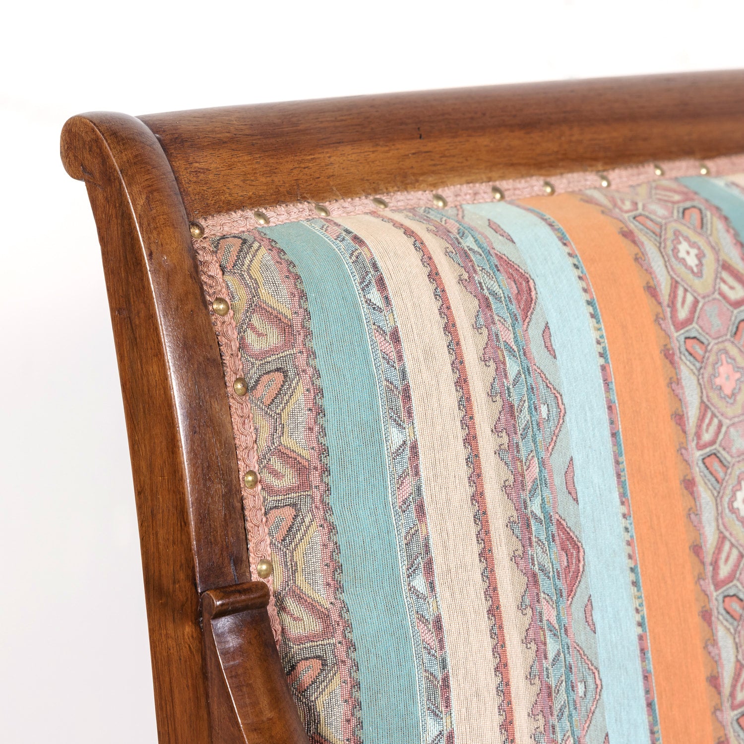 19th Century French Restauration Period Walnut Settee or Bench