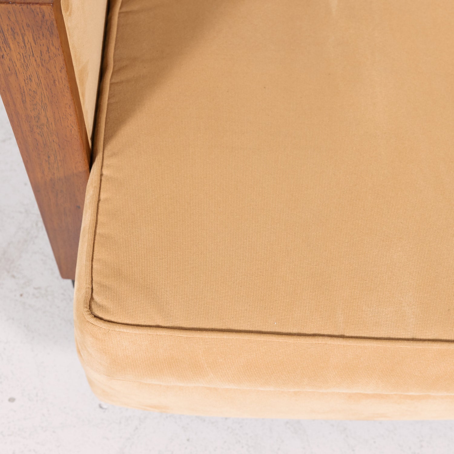 1930s French Art Deco Period Walnut Armchair or Lounge Chair