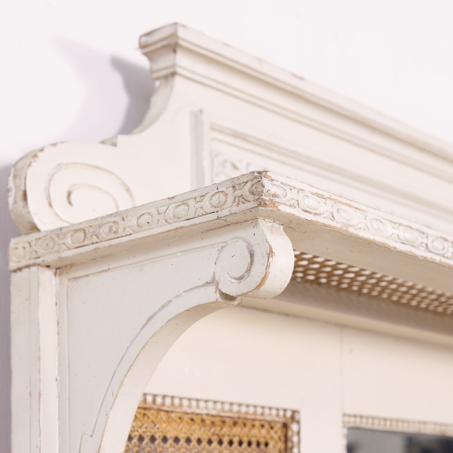 Early 20th Century French Louis XVI Style Carved and Painted Hall Tree by Louis Chambry