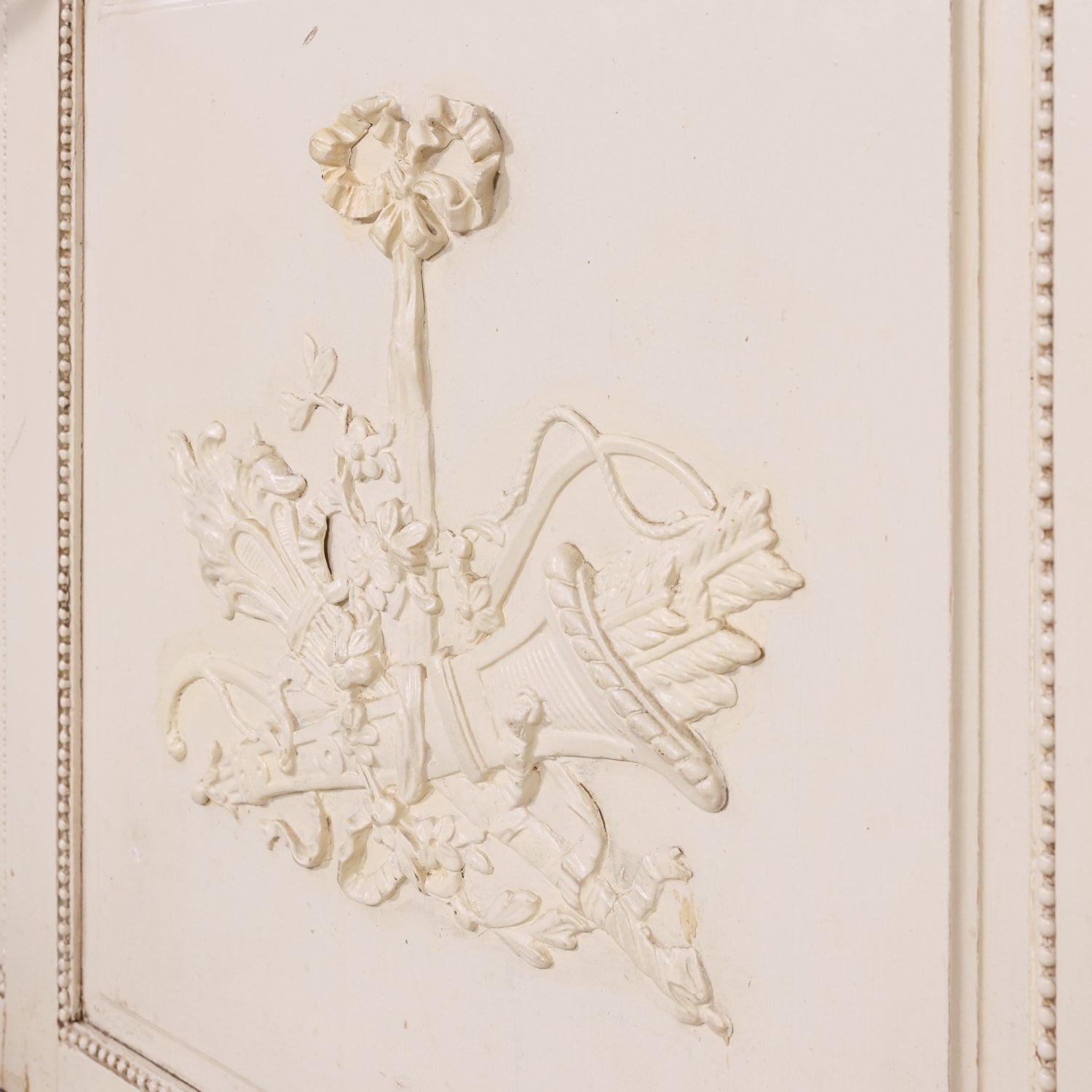 Early 20th Century French Louis XVI Style Carved and Painted Hall Tree by Louis Chambry
