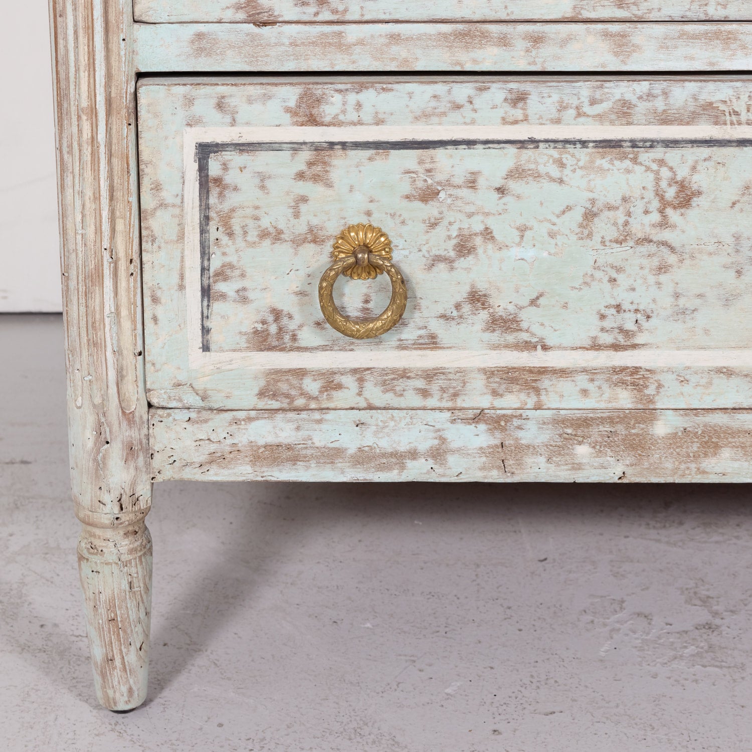 18th Century Painted French Louis XVI Period Commode or Chest of Drawers