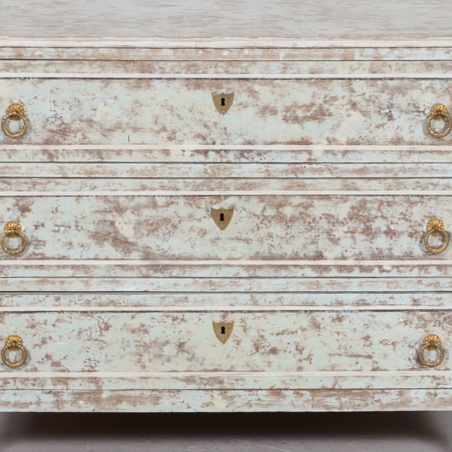 18th Century Painted French Louis XVI Period Commode or Chest of Drawers