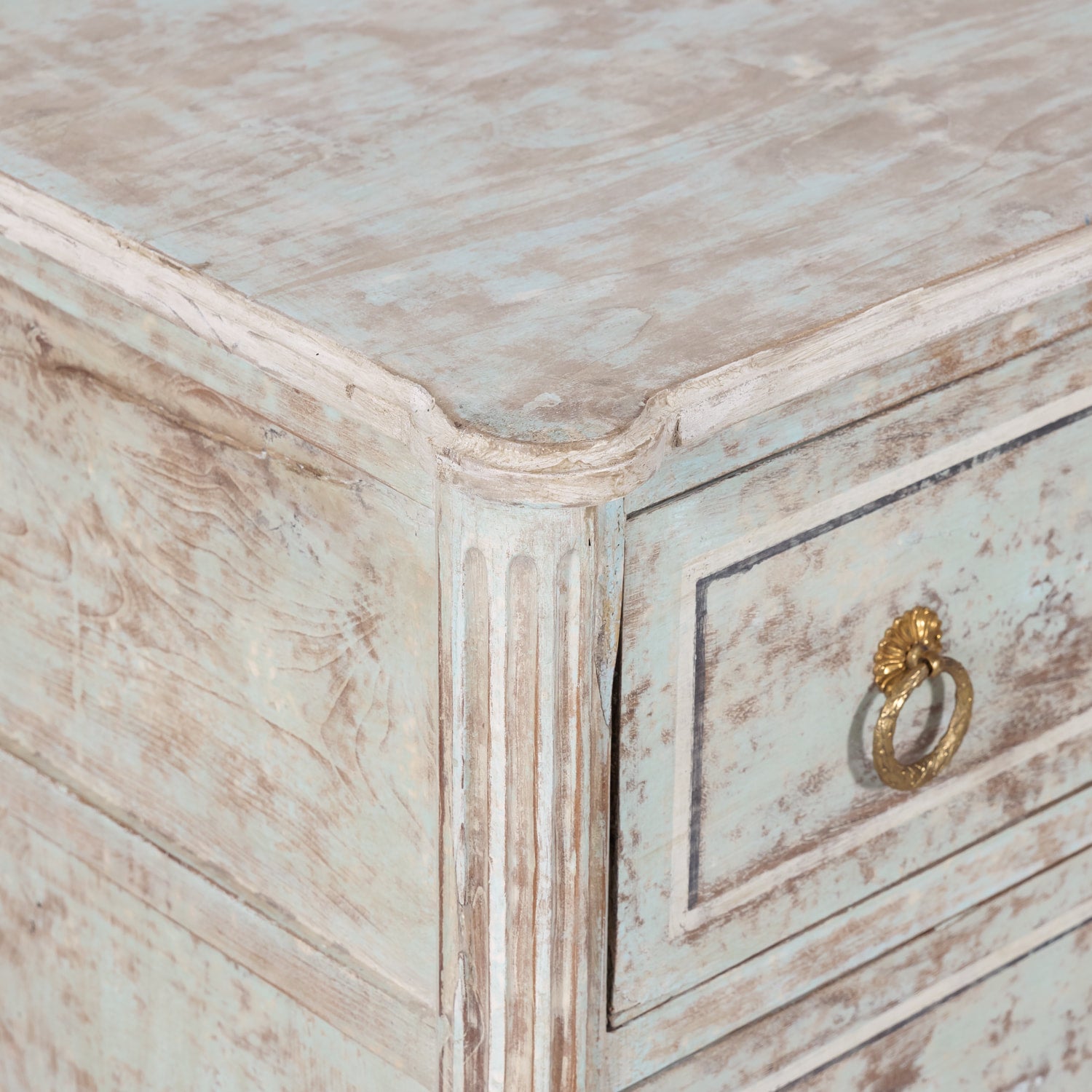 18th Century Painted French Louis XVI Period Commode or Chest of Drawers