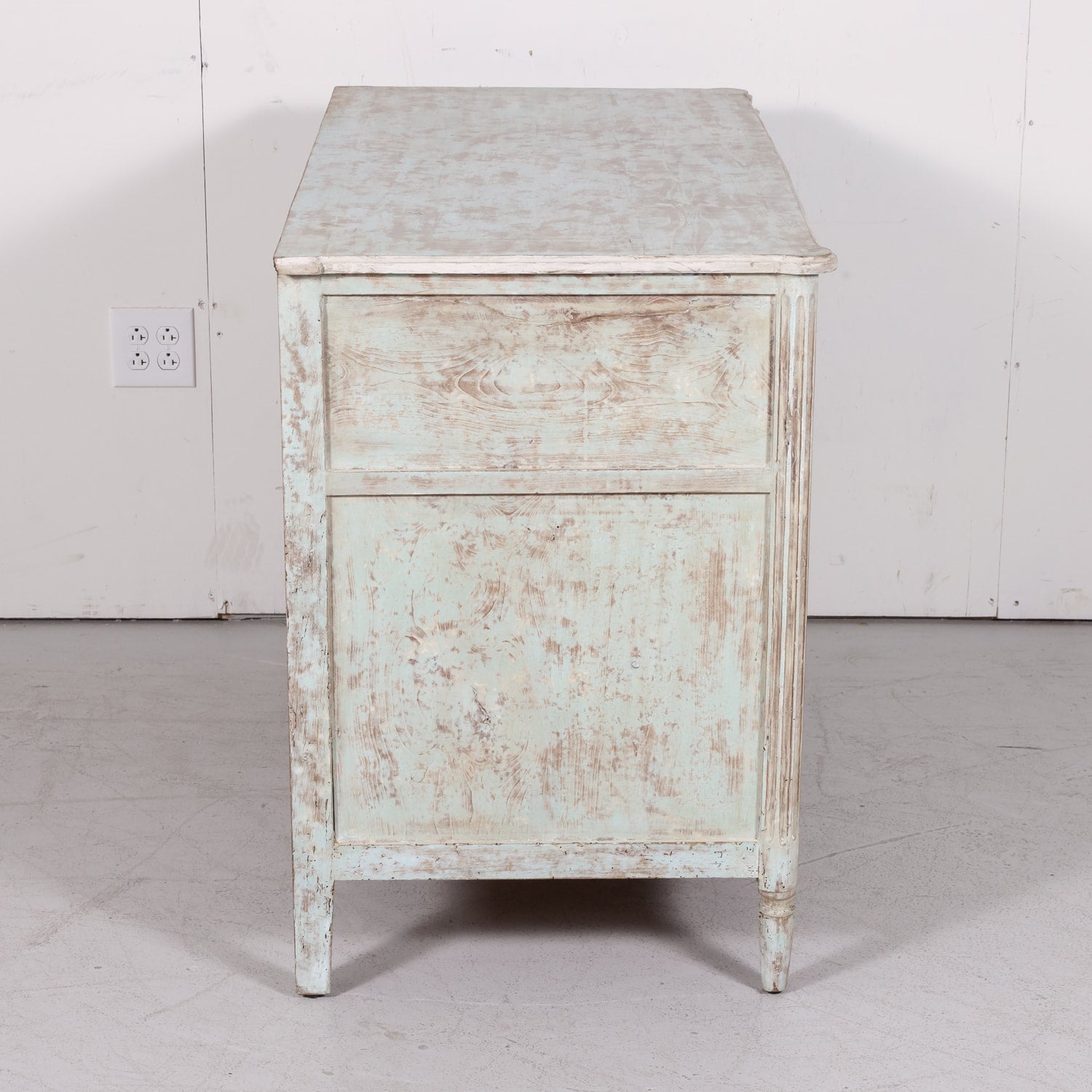 18th Century Painted French Louis XVI Period Commode or Chest of Drawers