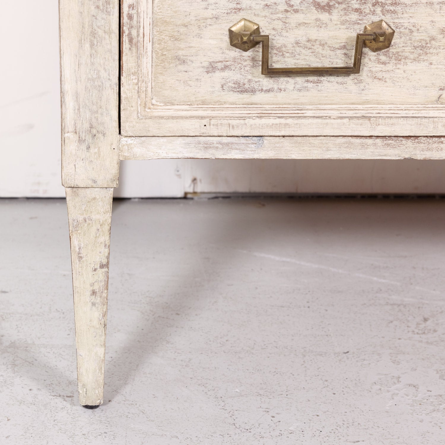 Early 19th Century French Painted Louis XVI Style Three-Drawer Commode