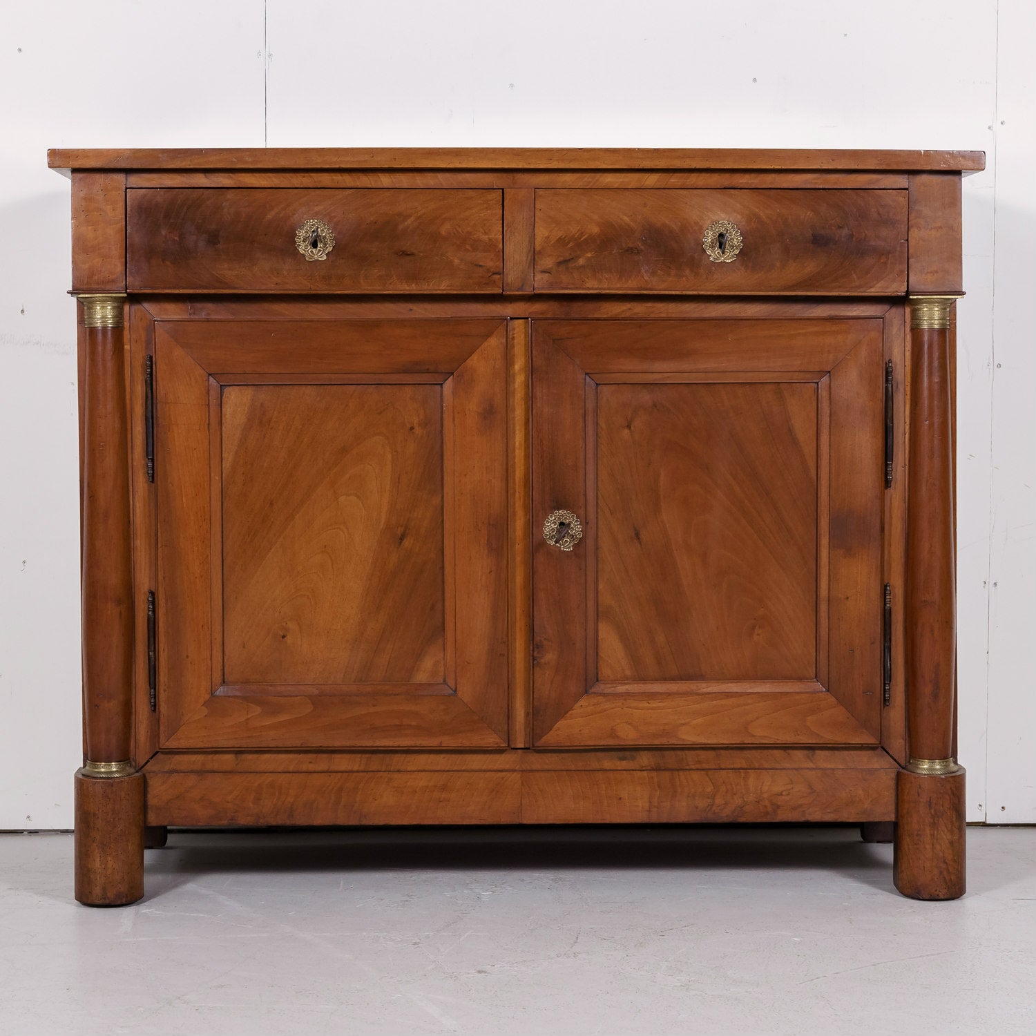 19th Century Period French Empire Walnut Buffet