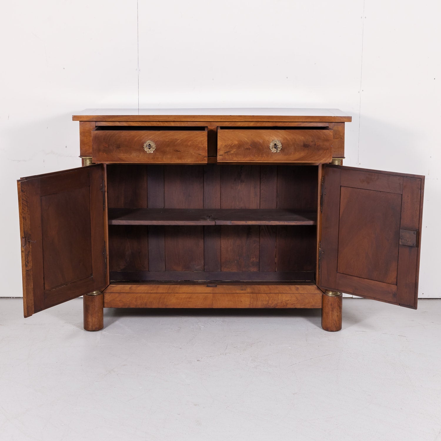 19th Century Period French Empire Walnut Buffet