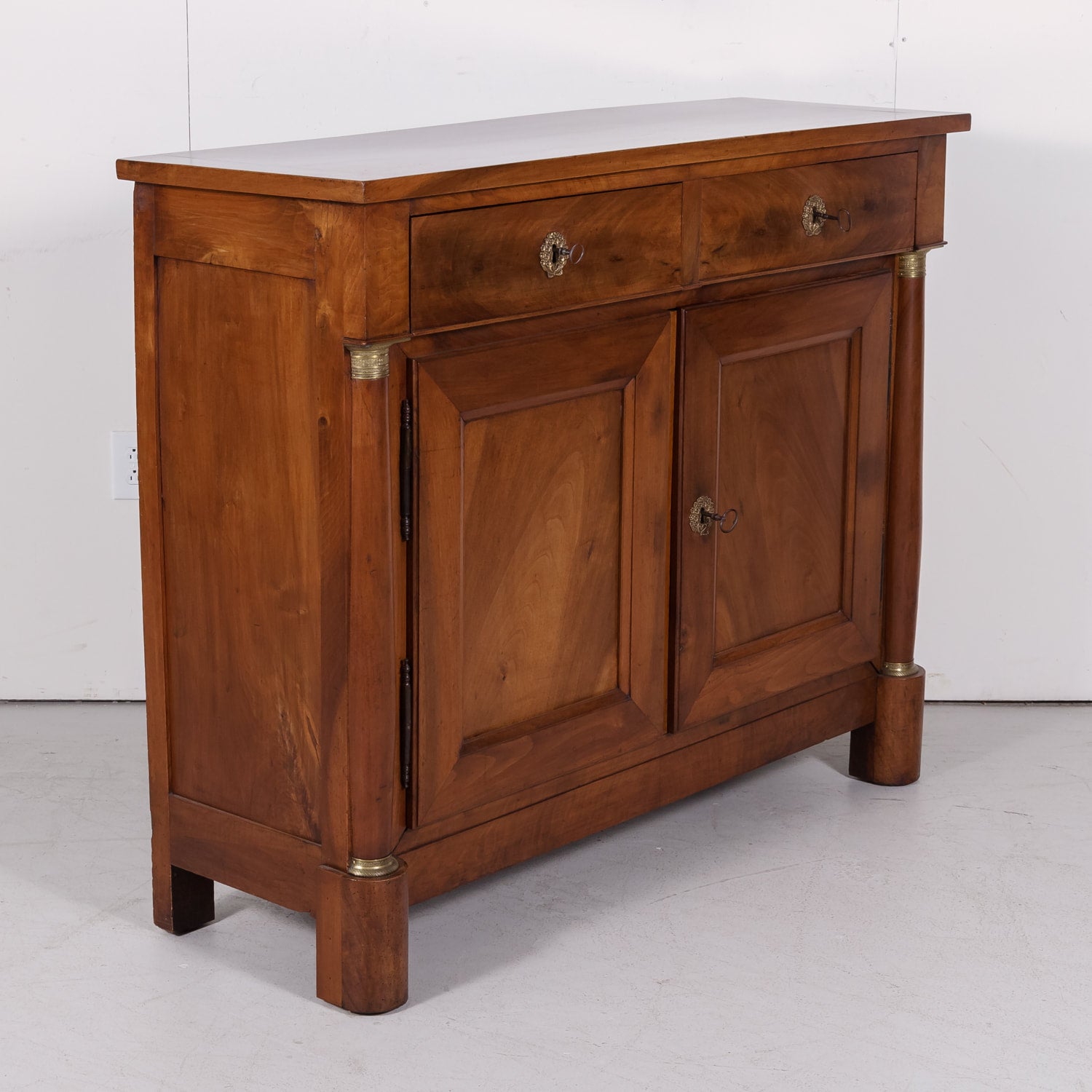 19th Century Period French Empire Walnut Buffet