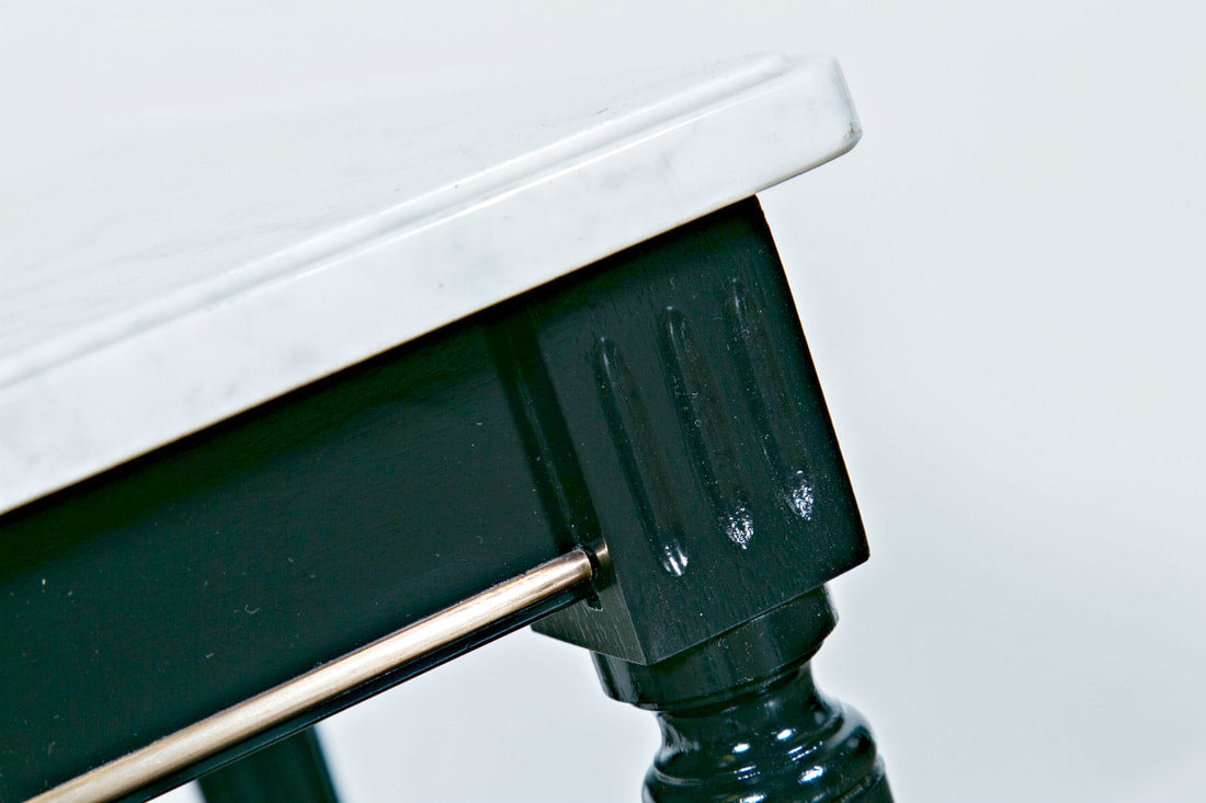 Louis XVI Style Marble Top Coffee Table in the Manner of Maison Jansen 