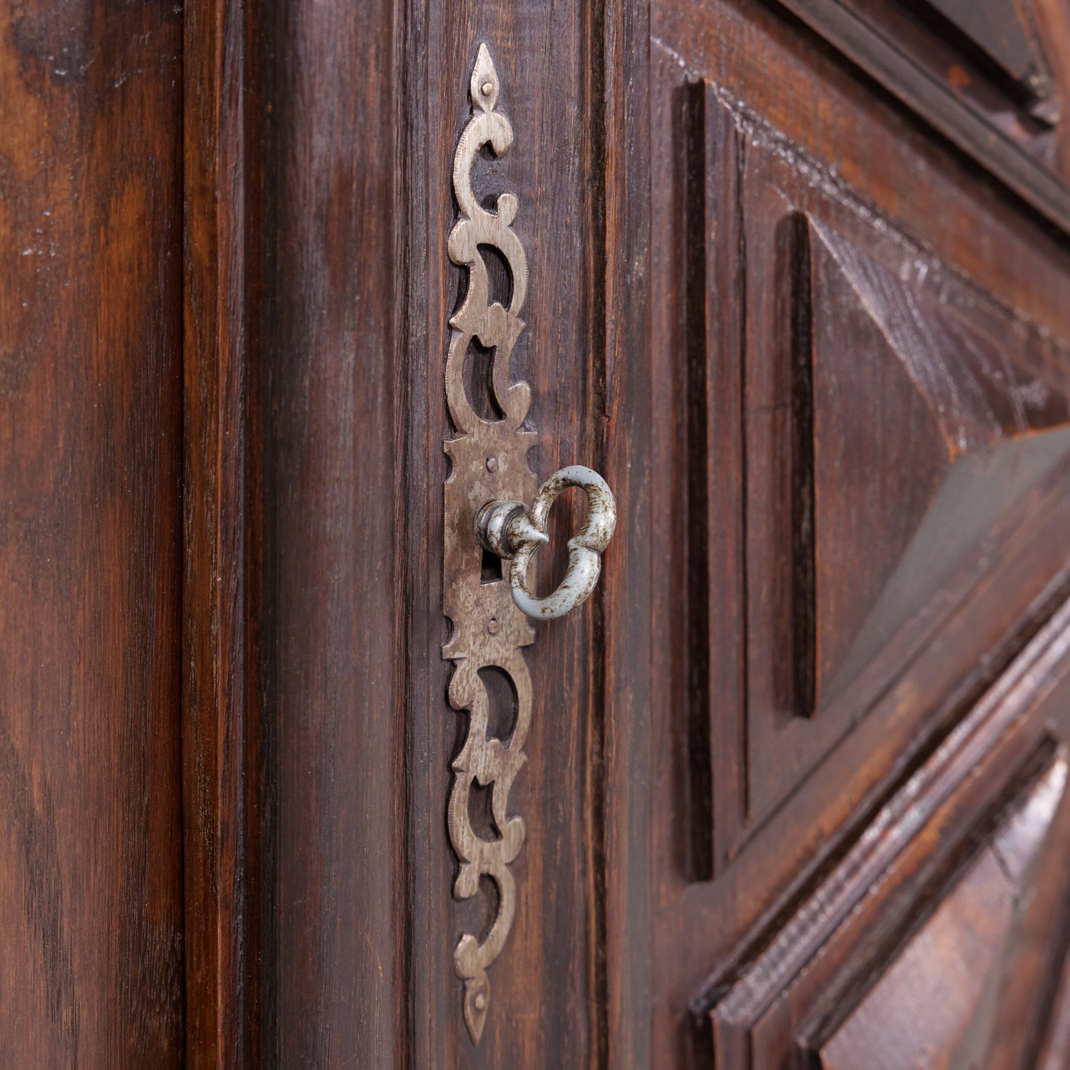 Early 19th Century Louis XIII Oak Jam Cabinet or Confiturier from Normandy