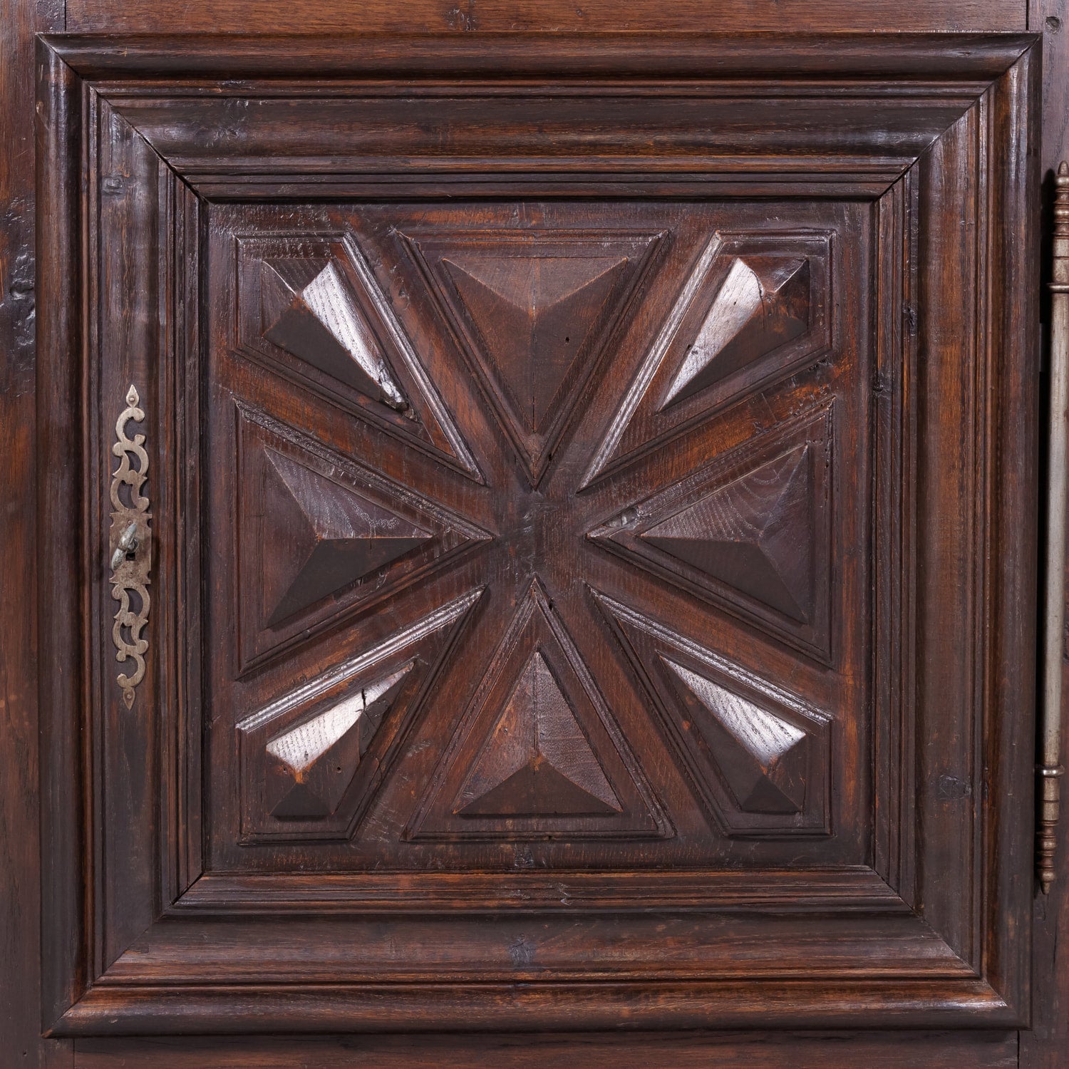 Early 19th Century Louis XIII Oak Jam Cabinet or Confiturier from Normandy