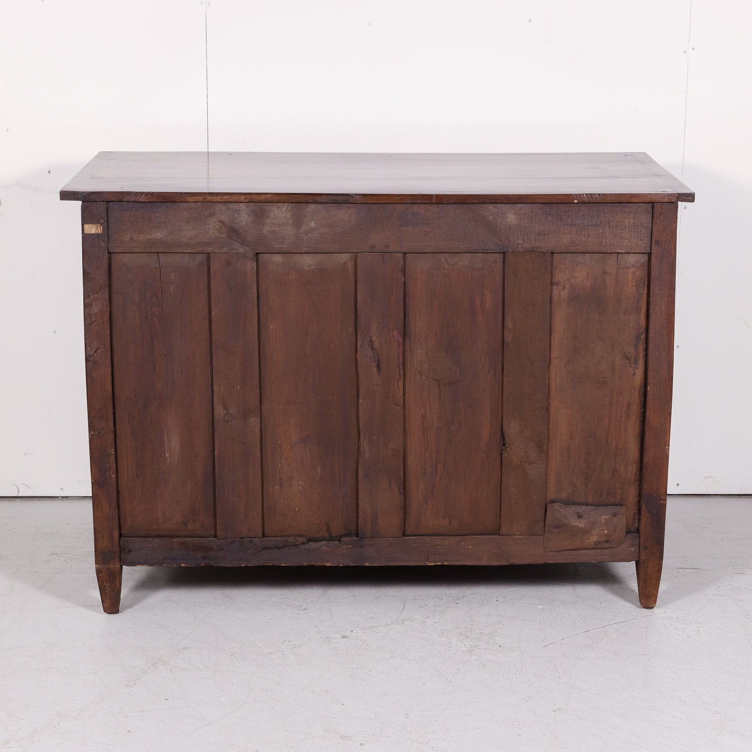 18th Century Period Louis XVI Walnut and Parquetry Commode