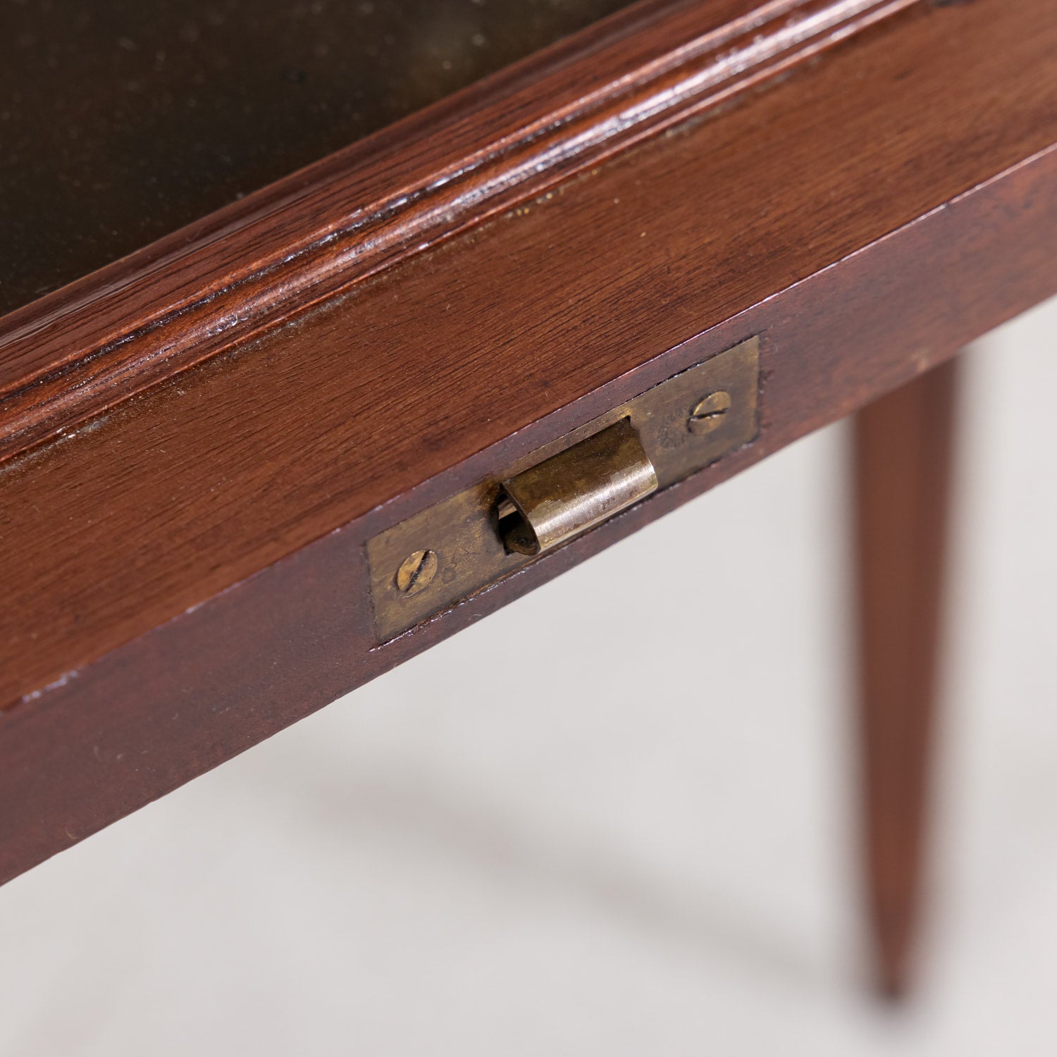 Fine 19th Century French Louis XVI Style Mahogany and Fruitwood Tea Table with Removable Tray