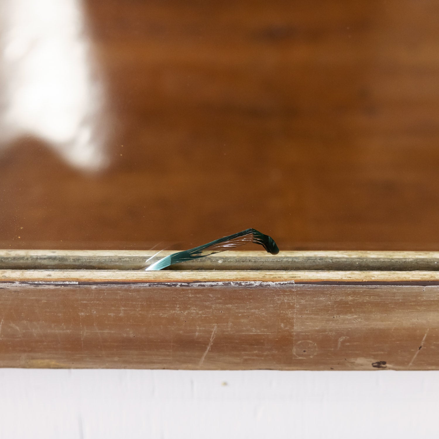 Large 19th Century French Period Louis Philippe Rectangular Silver Leaf Mirror