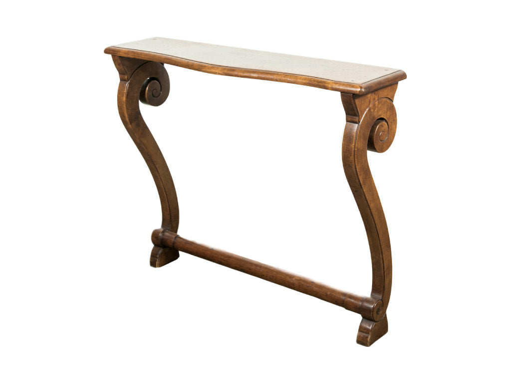 French Empire Period Solid Walnut Console