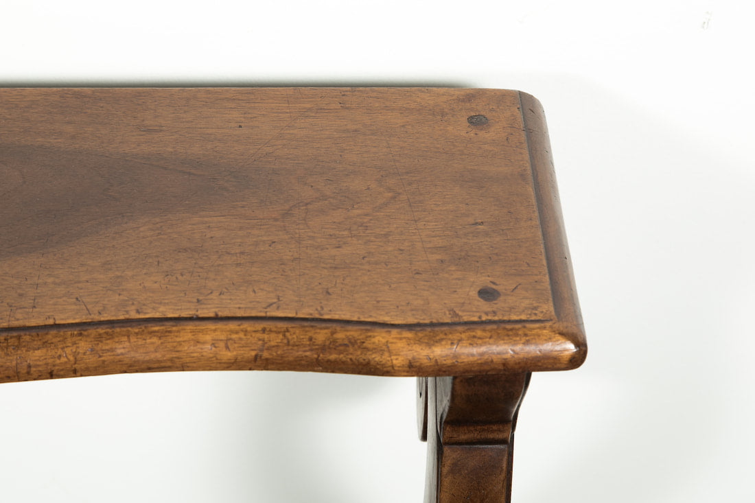 French Empire Period Solid Walnut Console