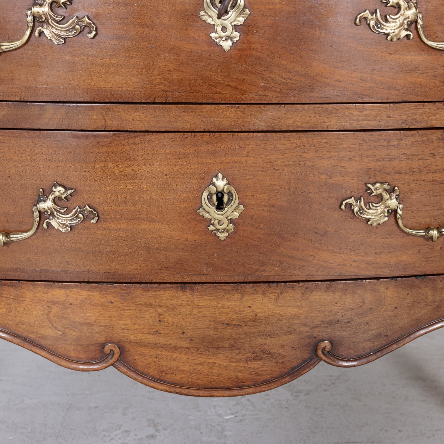 Early 19th Century French Louis XV Style Walnut Commode Sauteuse
