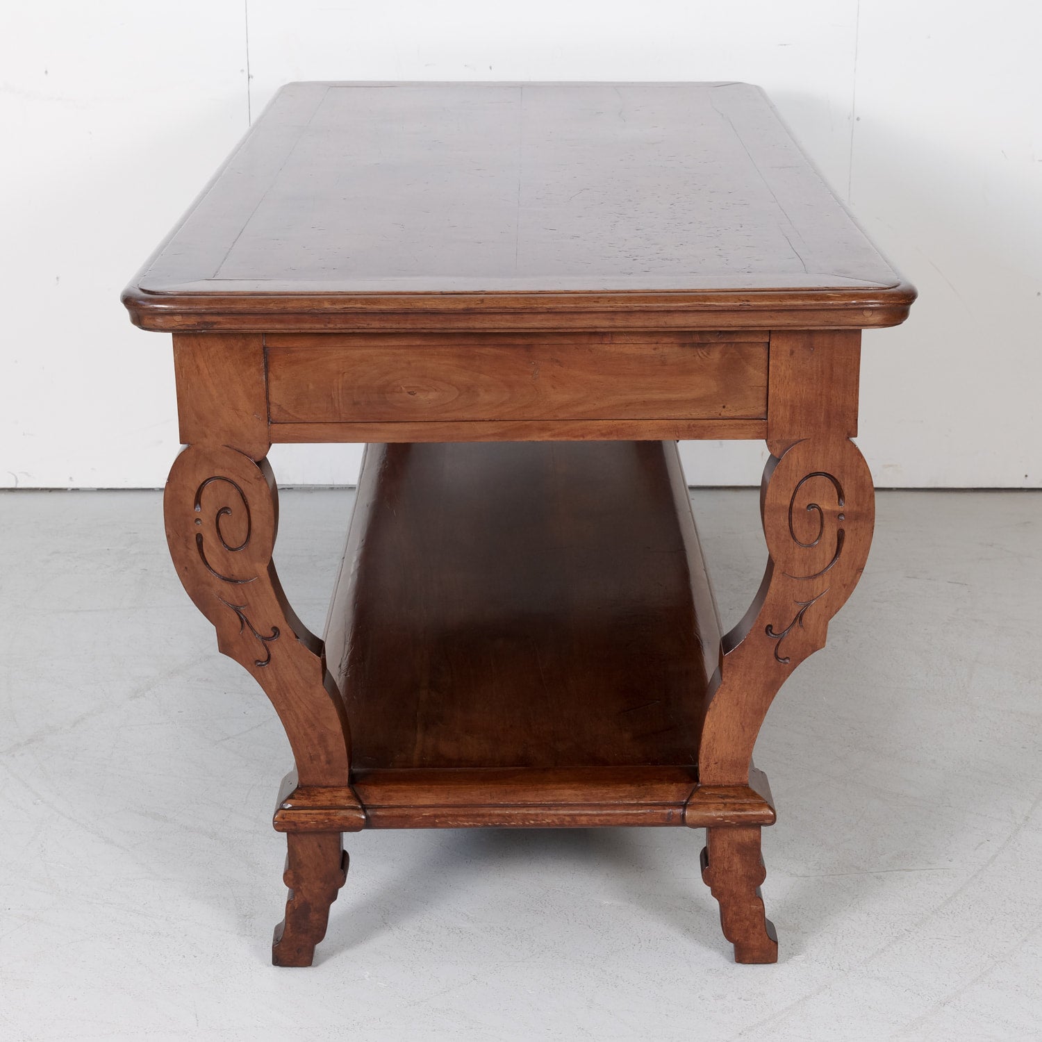 18th Century French Directoire Period Walnut Table de Drapier or Draper Table