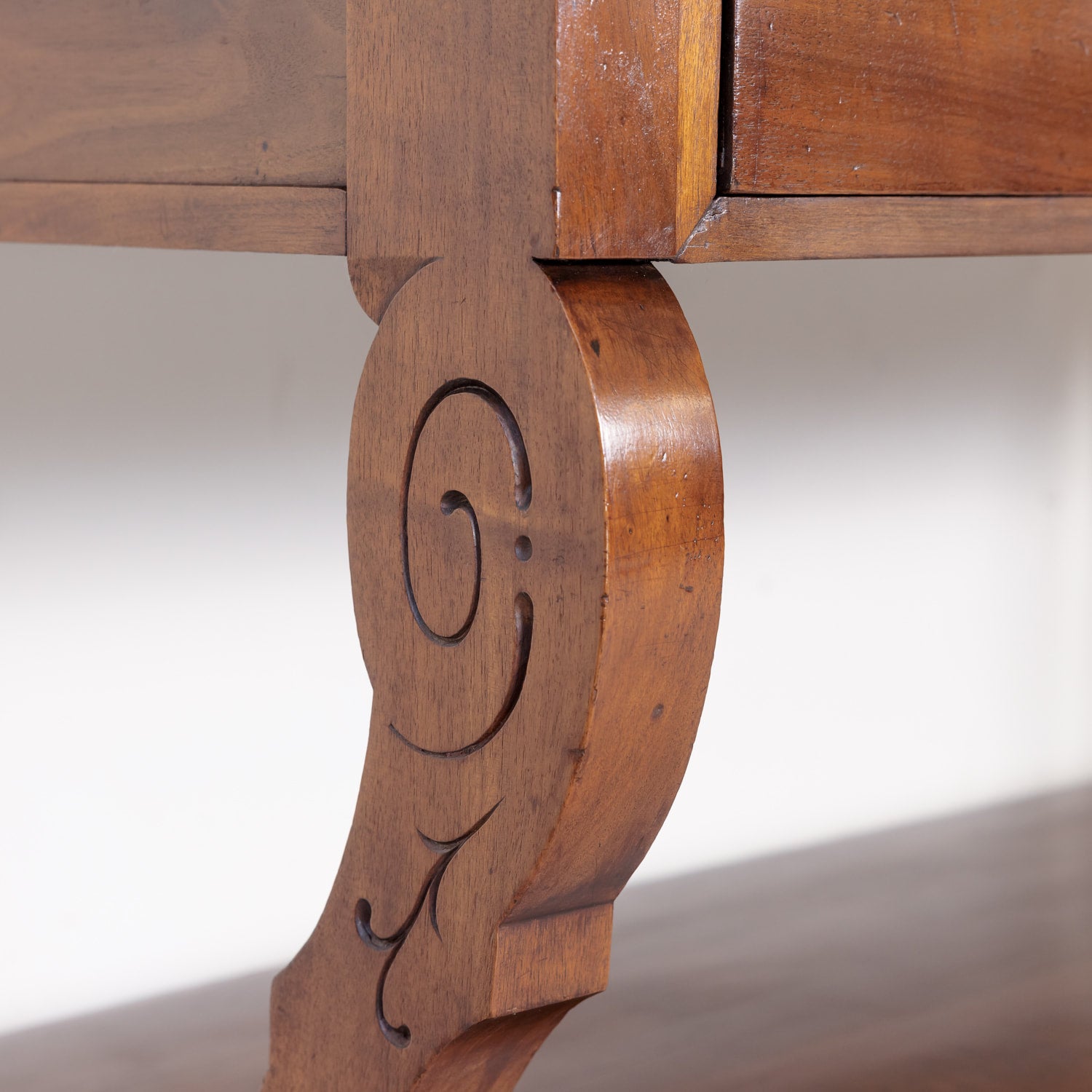 18th Century French Directoire Period Walnut Table de Drapier or Draper Table