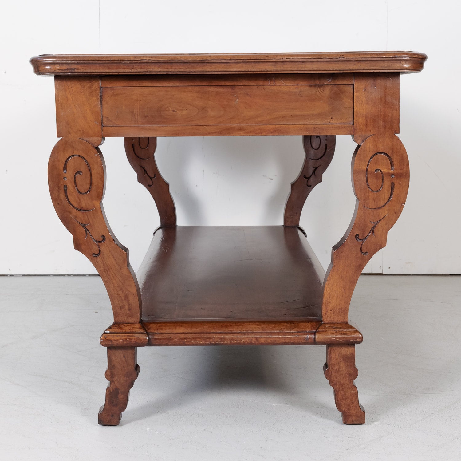 18th Century French Directoire Period Walnut Table de Drapier or Draper Table