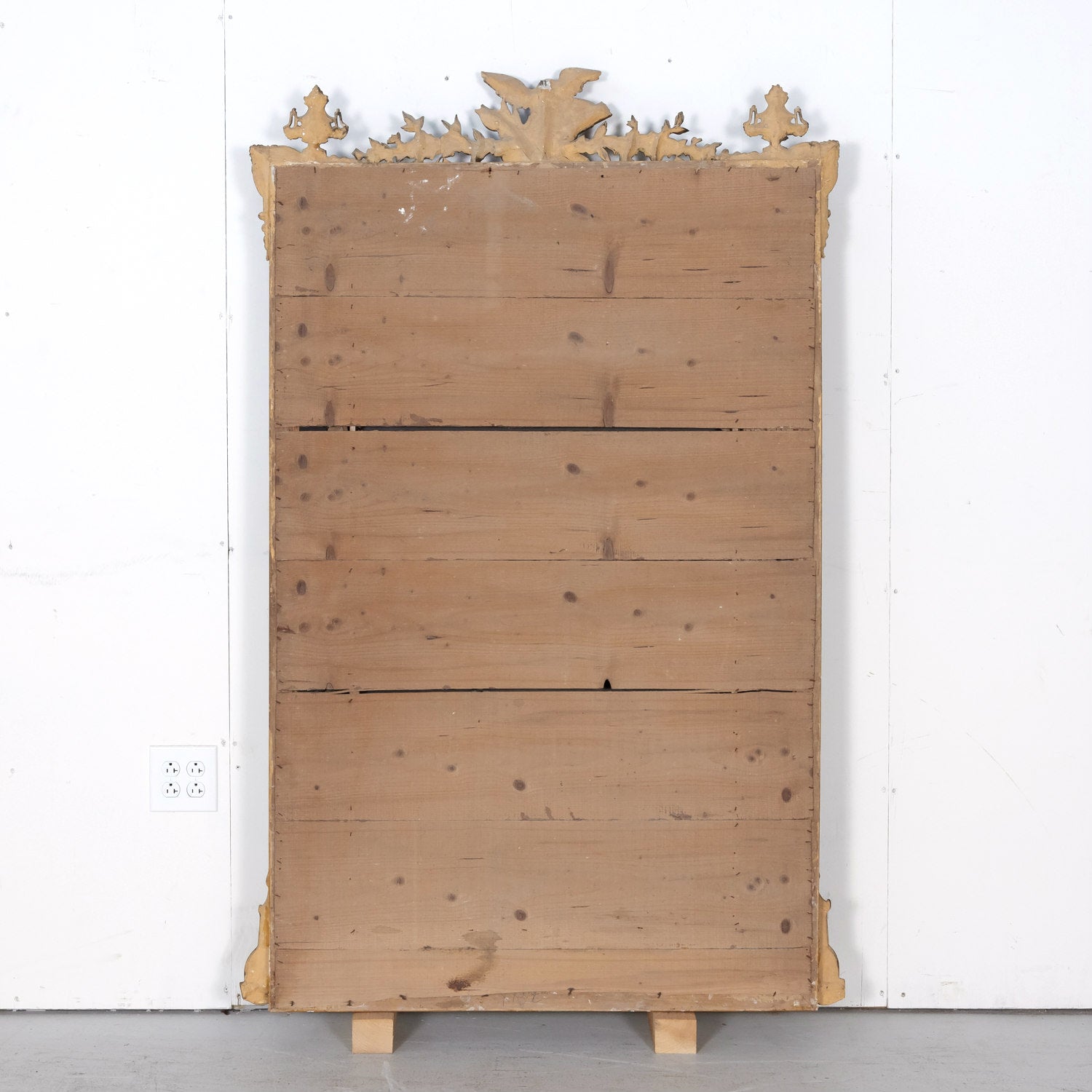 19th Century French Louis XVI Style Giltwood Pareclose Mirror