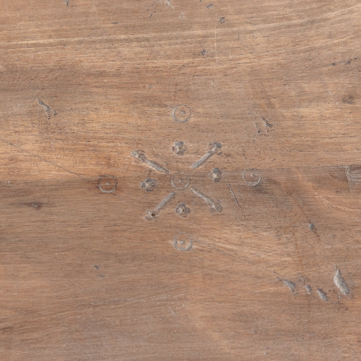 19th Century Bleached Walnut French Gothic Style Coffee Table or Side Table with Drawer