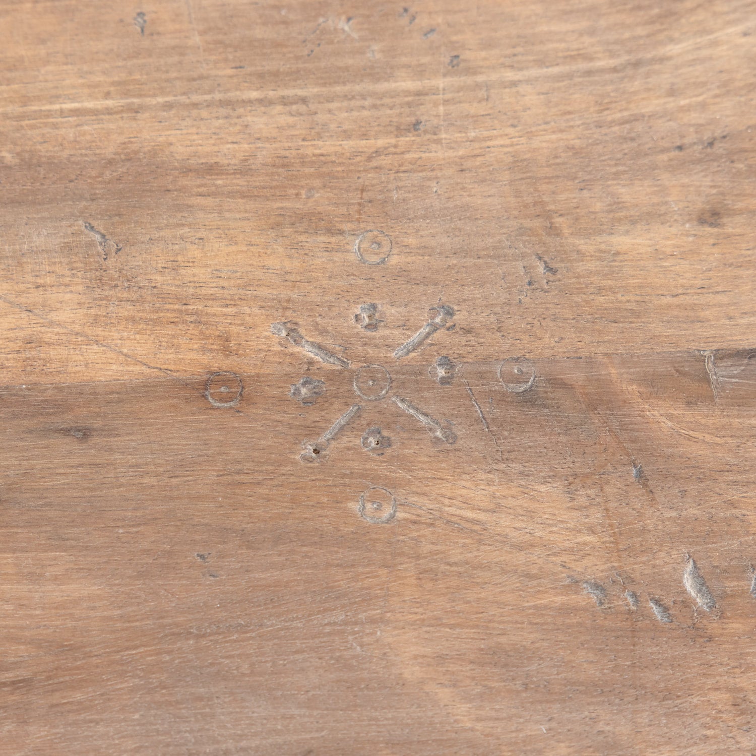 19th Century Bleached Walnut French Gothic Style Coffee Table or Side Table with Drawer