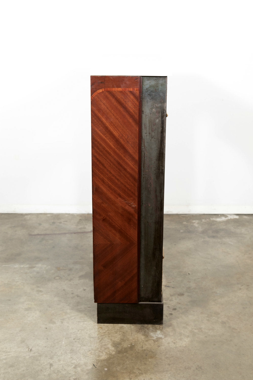 French Louis XVI Style Wrought Iron Radiator Cover or Console with Marble Top