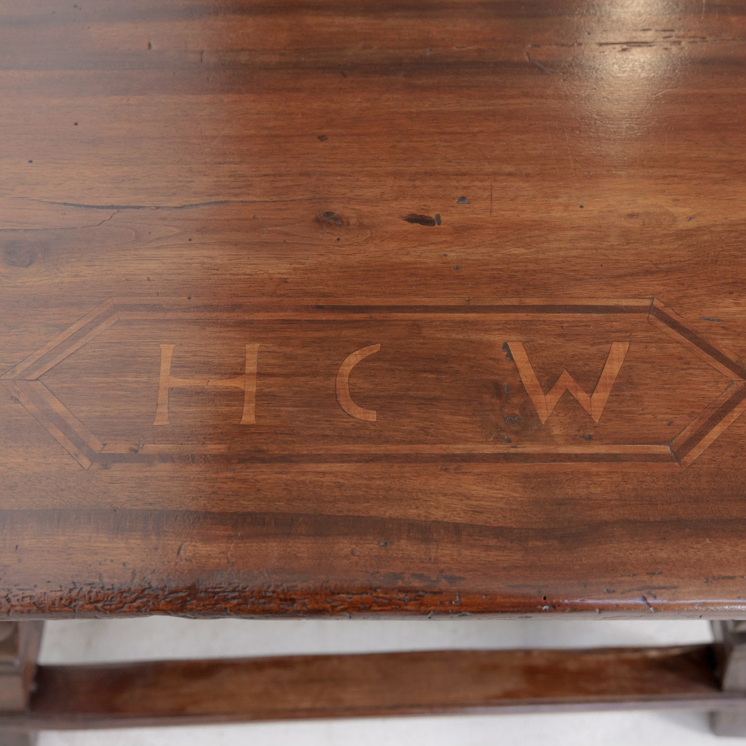 Rustic 18th Century Spanish Baroque Period Walnut Side Table