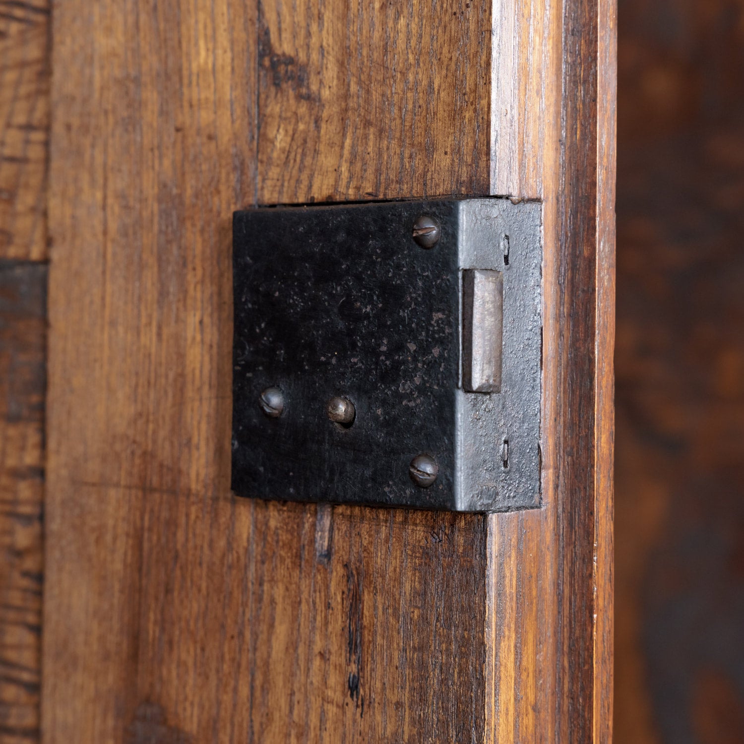 Large 19th Century French Louis Philippe Period Chestnut and Burled Chestnut Buffet Deux Corps