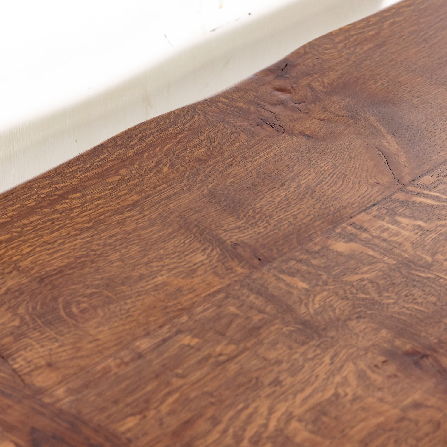 Large Antique French Oak Monastery Trestle Dining Table