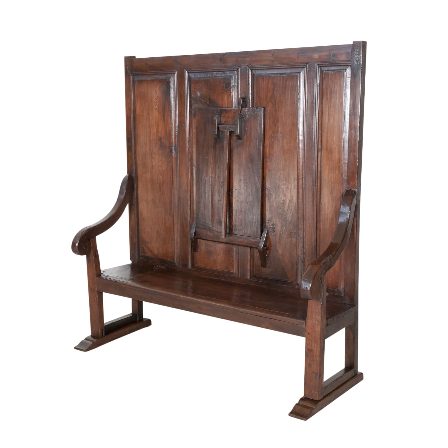 Monastery Monk Conversation Bench