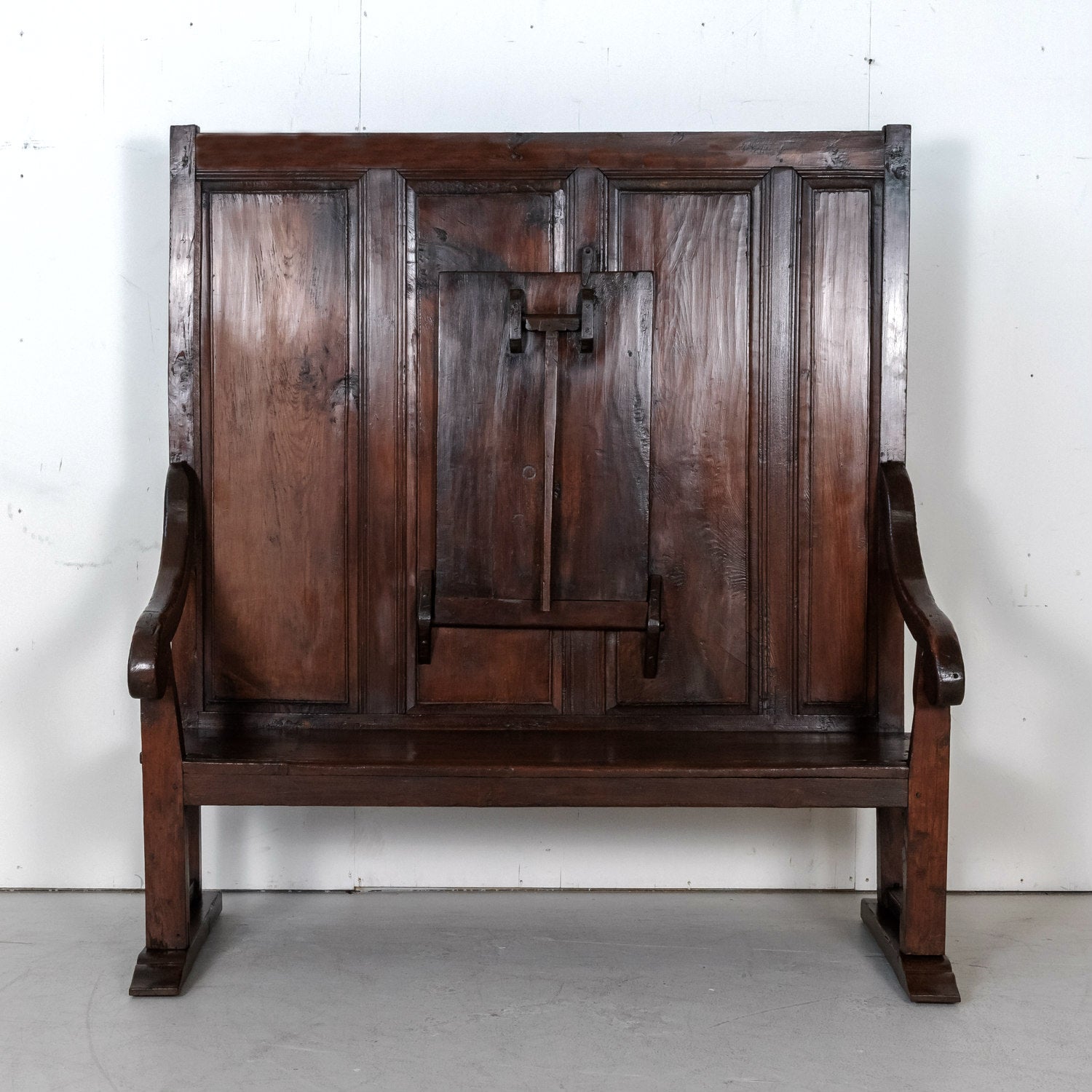 Monastery Monk Conversation Bench