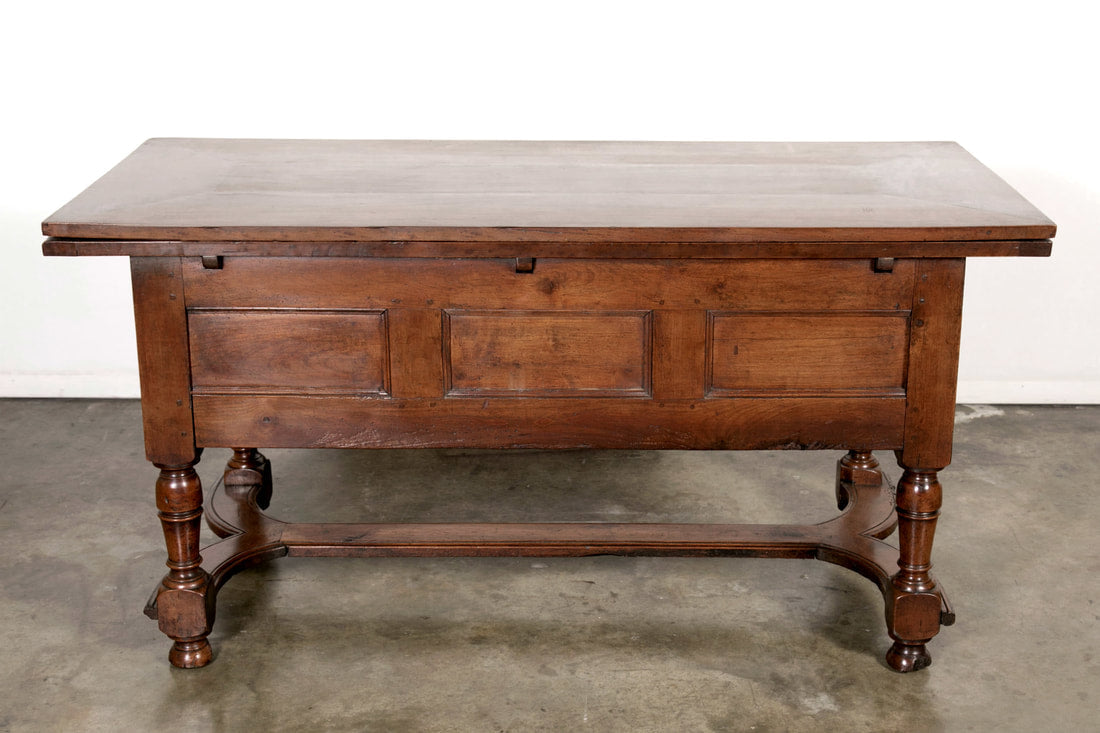 18th Century Sold Cherry Country French Draw Leaf Work or Pantry Table