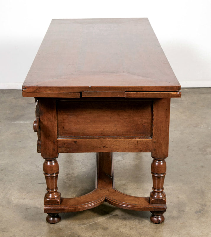 18th Century Sold Cherry Country French Draw Leaf Work or Pantry Table