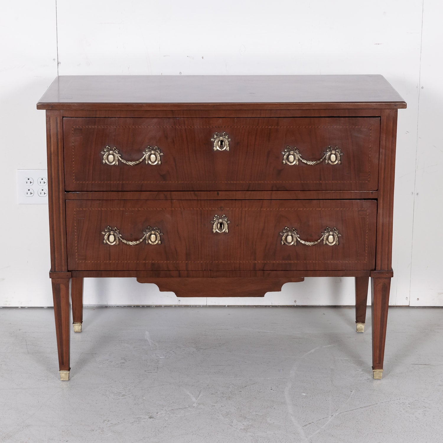 SOLD French Louis XVI Commode Sauteuse 