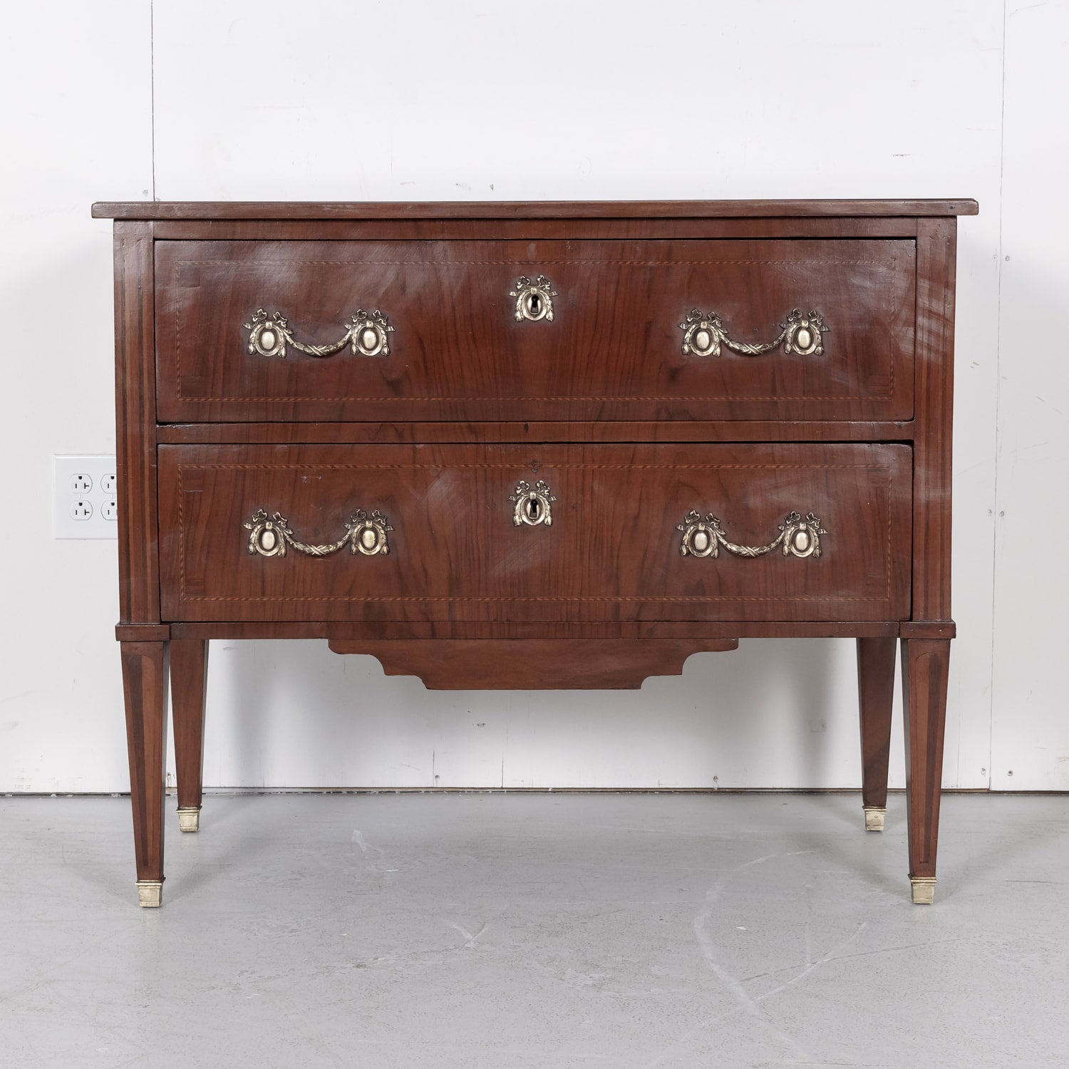 SOLD French Louis XVI Commode Sauteuse 