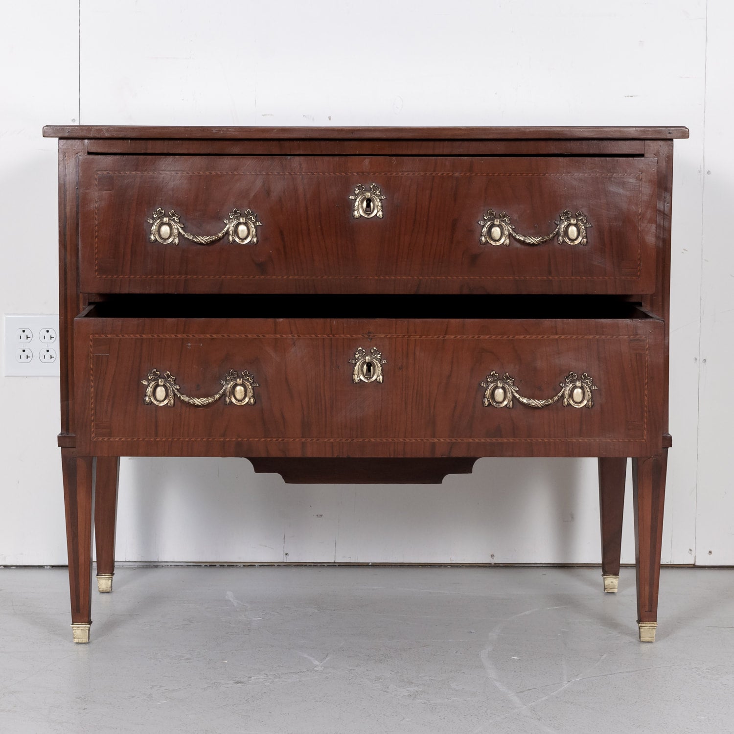 SOLD French Louis XVI Commode Sauteuse 