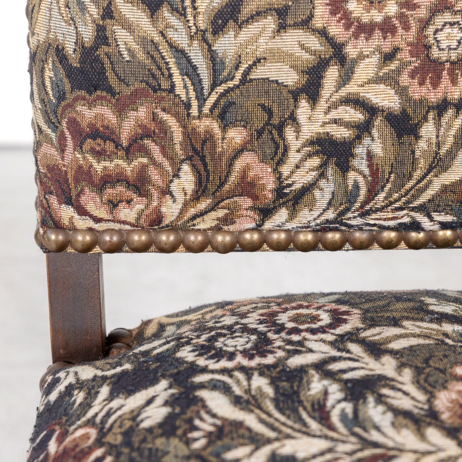 Late 19th Century French Louis XIII Style Os de Mouton Dining Side Chairs, Set of 8