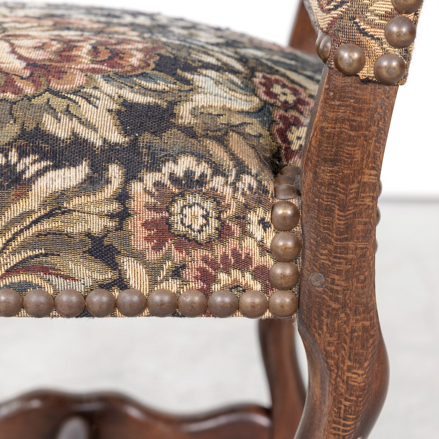 Late 19th Century French Louis XIII Style Os de Mouton Dining Side Chairs, Set of 8